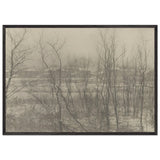 Factory Town in Winter by Clarence White, framed poster, view 3