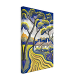 Falusi Út by Scheiber Hugó, canvas, view 2