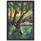 Faluszéle by Scheiber Hugó, framed poster, view 2