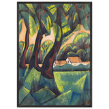 Faluszéle by Scheiber Hugó, framed poster, view 3