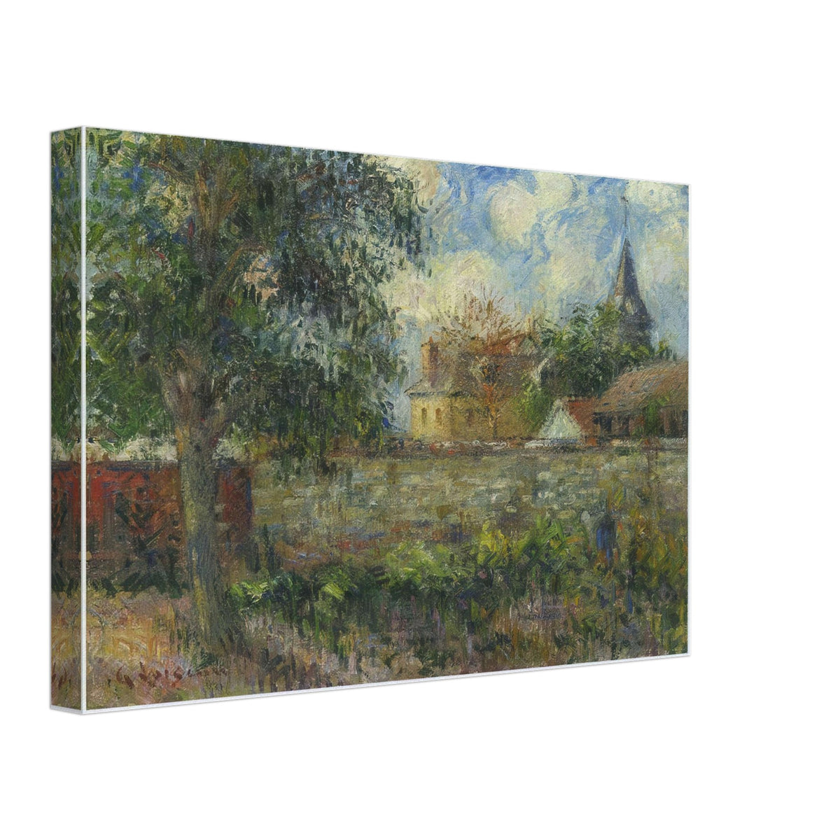 Farm in Normandy by Gustave Loiseau, canvas, view 2
