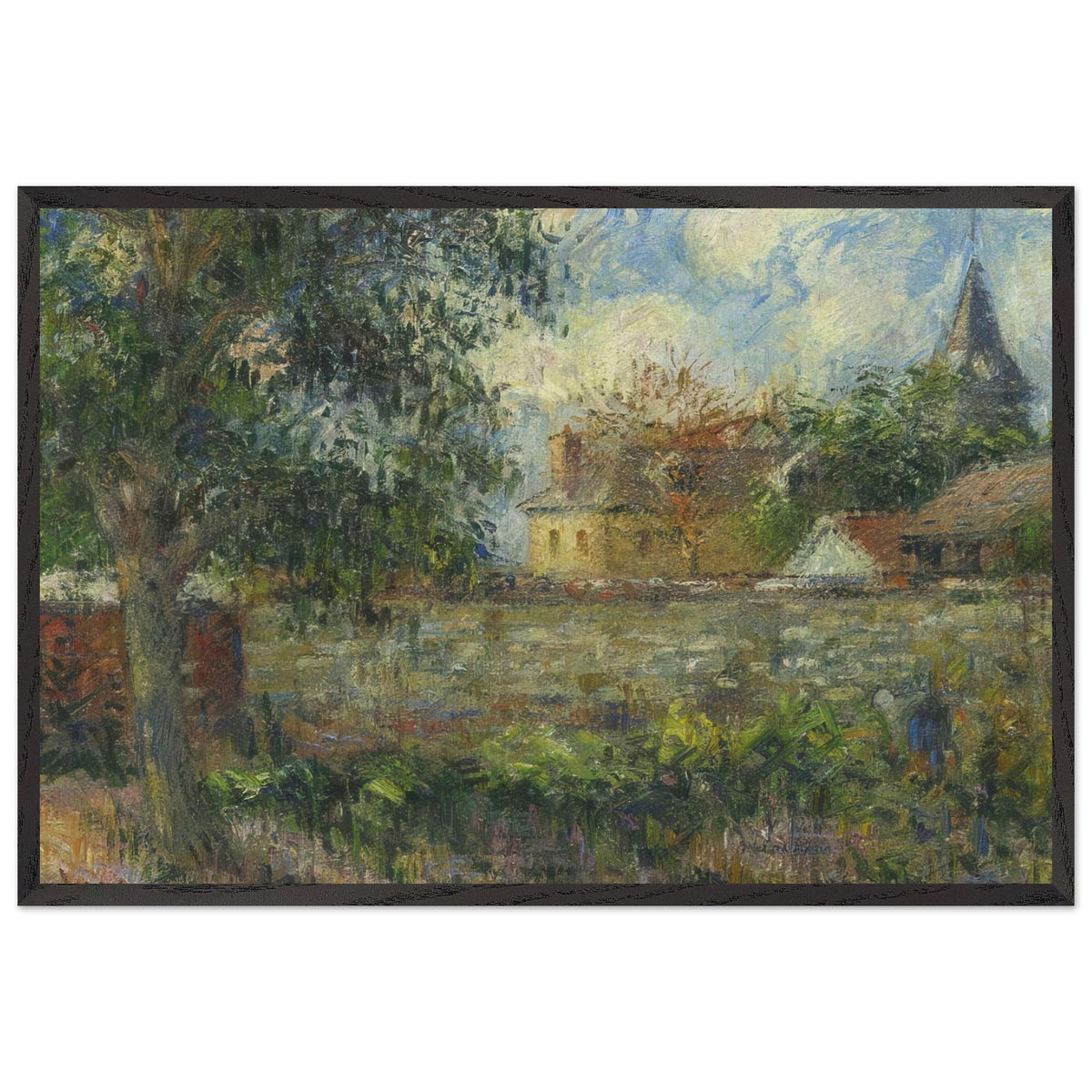 Farm in Normandy by Gustave Loiseau, framed poster