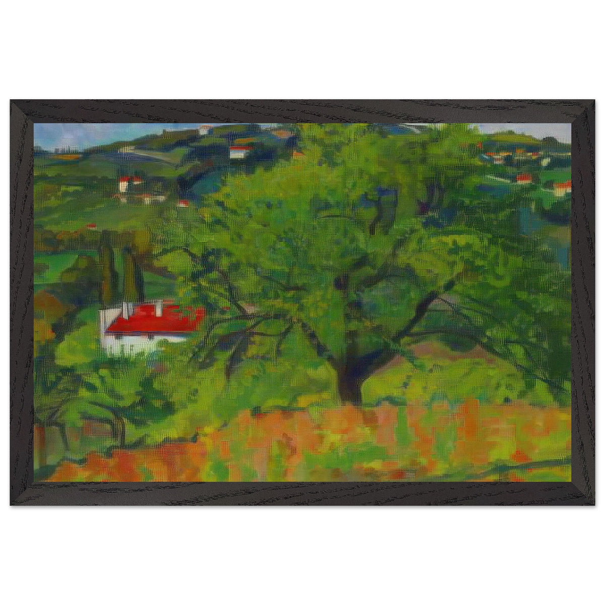 Farm Montcorin by Suzanne Valadon, framed poster, view 2