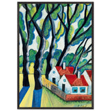 Fasor Házakkal by Scheiber Hugó, framed poster, view 3