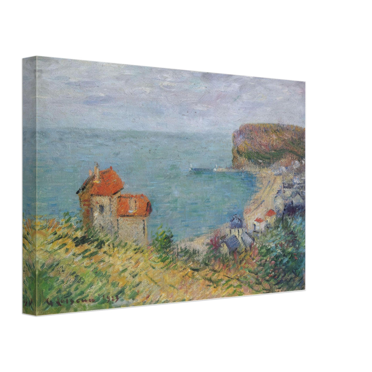 Fecamp by Gustave Loiseau, canvas, view 2