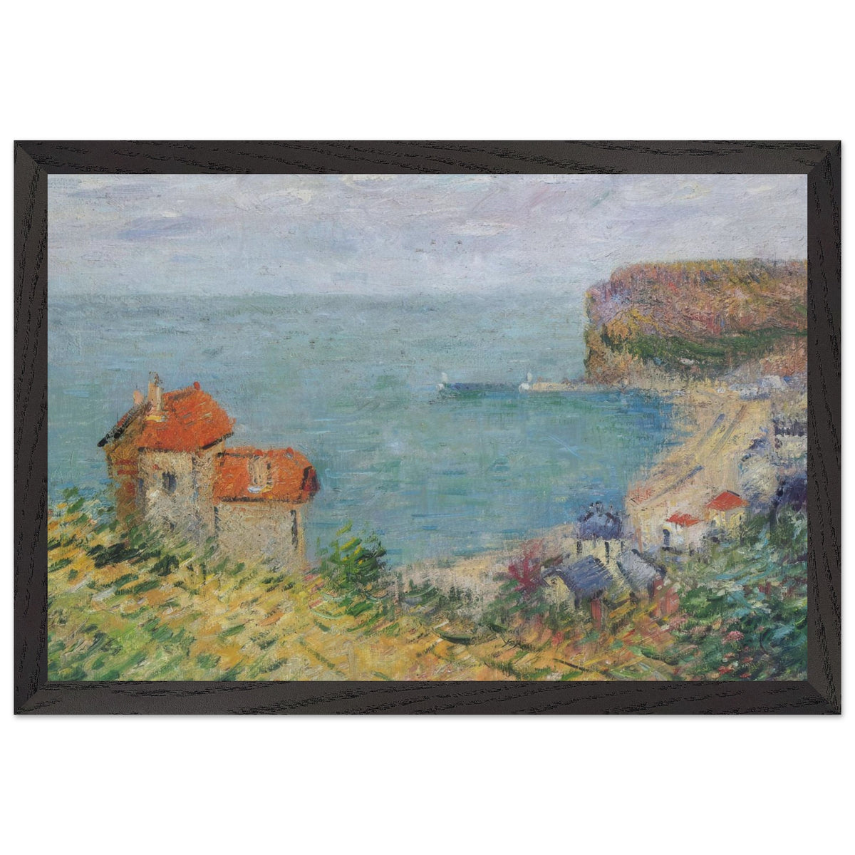 Fecamp by Gustave Loiseau, framed poster, view 2