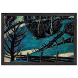 Fences by Istvan Nagy, framed poster, view 2