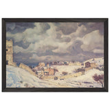 Feodosia at Winter by Konstantin Bogaevsky, framed poster, view 2