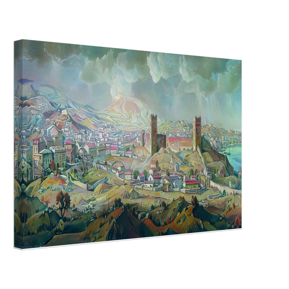 Feodosia by Konstantin Bogaevsky, canvas