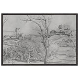 Feodosia by Konstantin Bogaevsky, framed poster