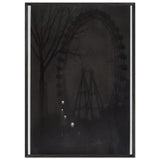 Ferris Wheel in the Tuileries by Pierre Dubreuil, framed poster, view 3