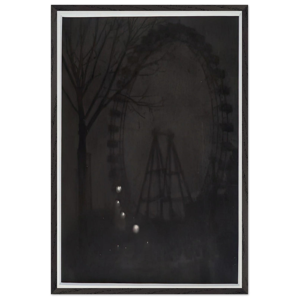 Ferris Wheel in the Tuileries by Pierre Dubreuil, framed poster