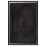 Ferris Wheel in the Tuileries by Pierre Dubreuil, framed poster