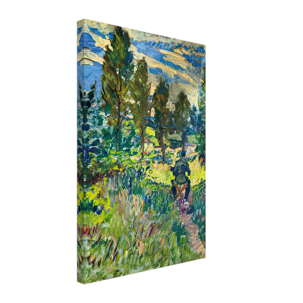 Festő a Szabadban by Scheiber Hugó, canvas