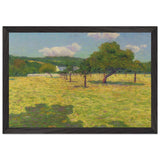 Field and Hills by Gustave Loiseau, framed poster, view 2