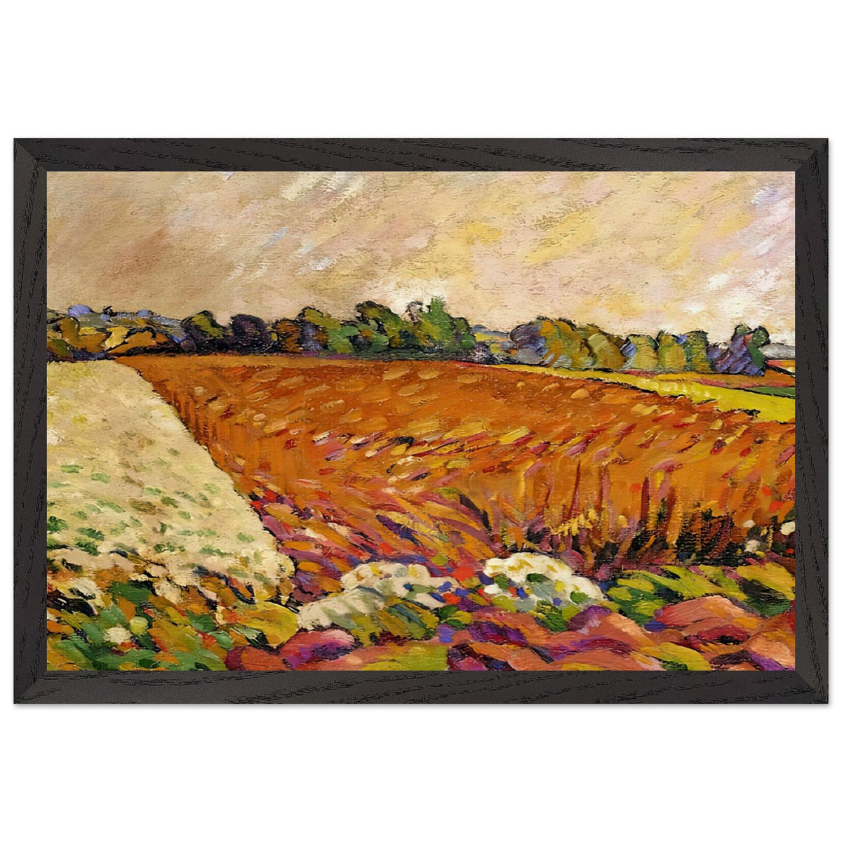 Field of Corn by Louis Valtat, framed poster, view 2