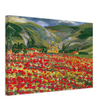 Field of Kosovo Peonies by Nadezda Petrovic, canvas