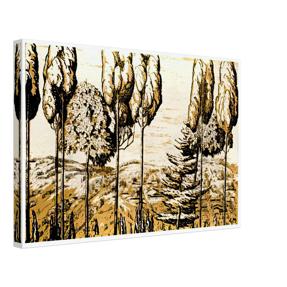 Fiesole, Italy by Anna Ostroumova-Lebedeva, canvas