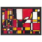 Figuras a Cinco Colores by Joaquin Torres Garcia, framed poster, view 2