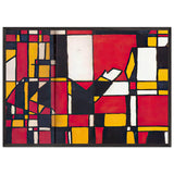 Figuras a Cinco Colores by Joaquin Torres Garcia, framed poster, view 3