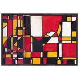 Figuras a Cinco Colores by Joaquin Torres Garcia, framed poster