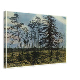 Finland with a Blue Sky by Anna Ostroumova-Lebedeva, canvas