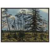 Finland with a Blue Sky by Anna Ostroumova-Lebedeva, framed poster, view 3