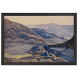 Finnish Landscape. Tulolansaari Island by Nicholas Roerich, framed poster, view 2