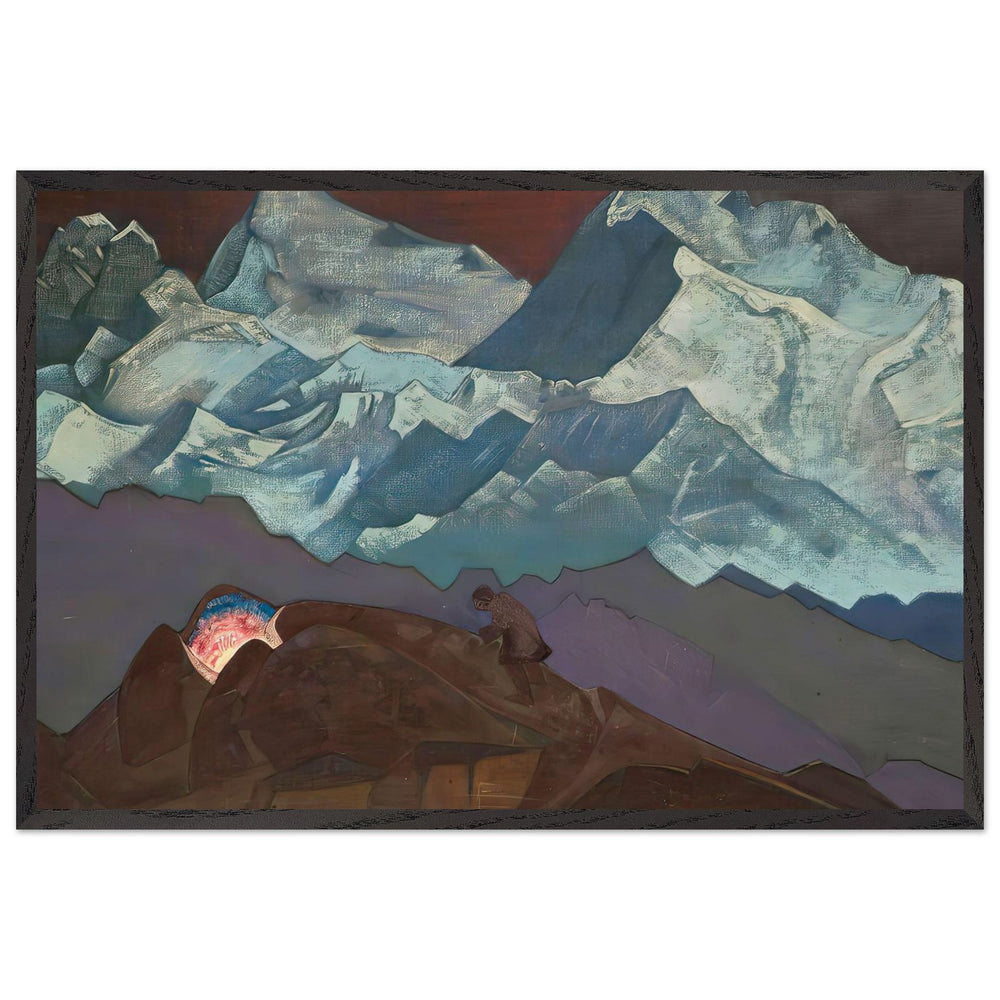 Fire Blossom by Nicholas Roerich, framed poster