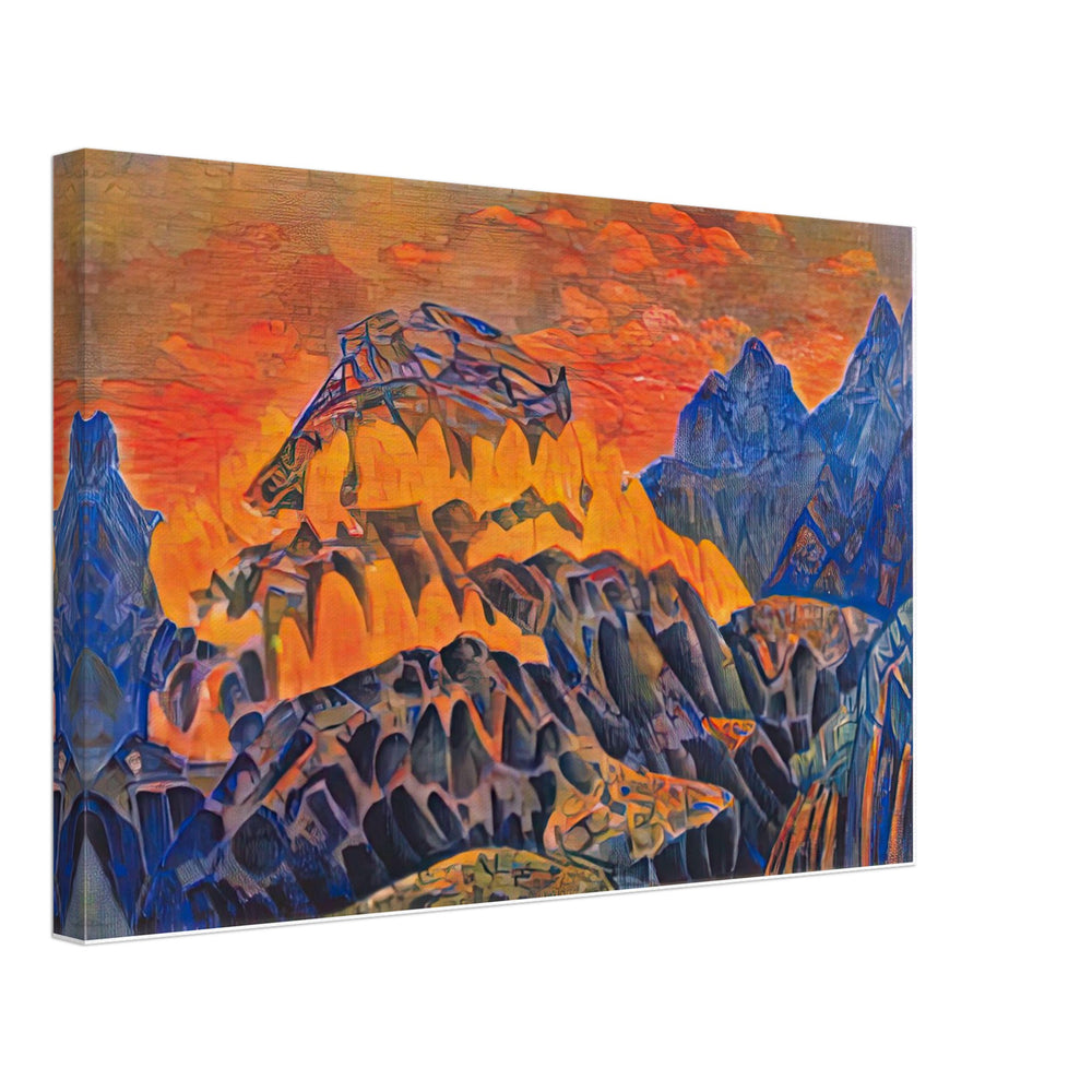 Fire Paternoster by Nicholas Roerich, canvas
