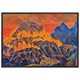 Fire Paternoster by Nicholas Roerich, framed poster, view 3