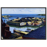 Fishing Port, Gloucester by John French Sloan, framed poster, view 3
