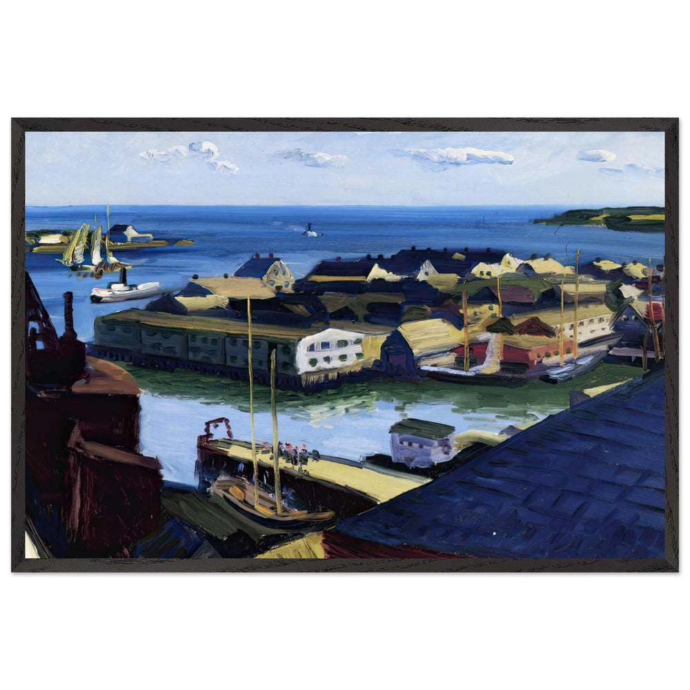 Fishing Port, Gloucester by John French Sloan, framed poster