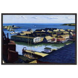 Fishing Port, Gloucester by John French Sloan, framed poster