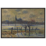 Flood at Nantes by Gustave Loiseau, framed poster