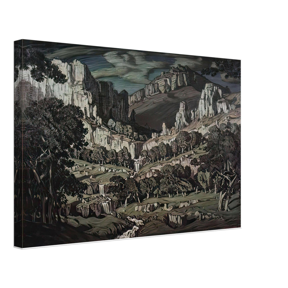 Flow. Fantastic Landscape by Konstantin Bogaevsky, canvas