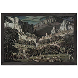 Flow. Fantastic Landscape by Konstantin Bogaevsky, framed poster, view 2