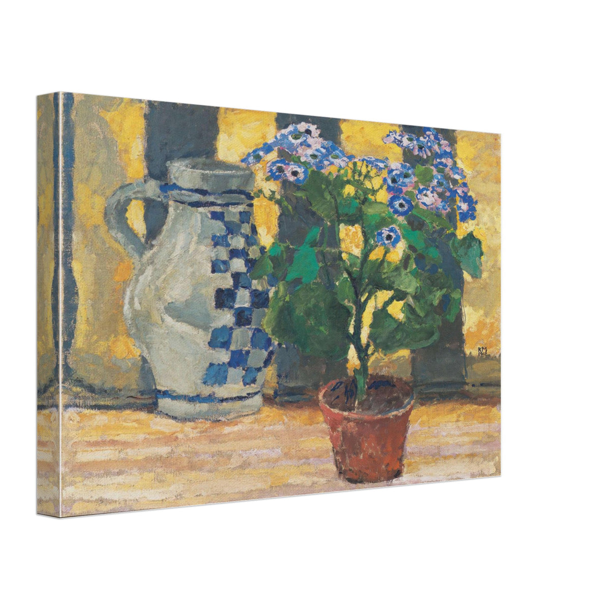 Flower Pot and Ceramic Jug by Koloman Moser, canvas, view 2