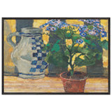 Flower Pot and Ceramic Jug by Koloman Moser, framed poster, view 3