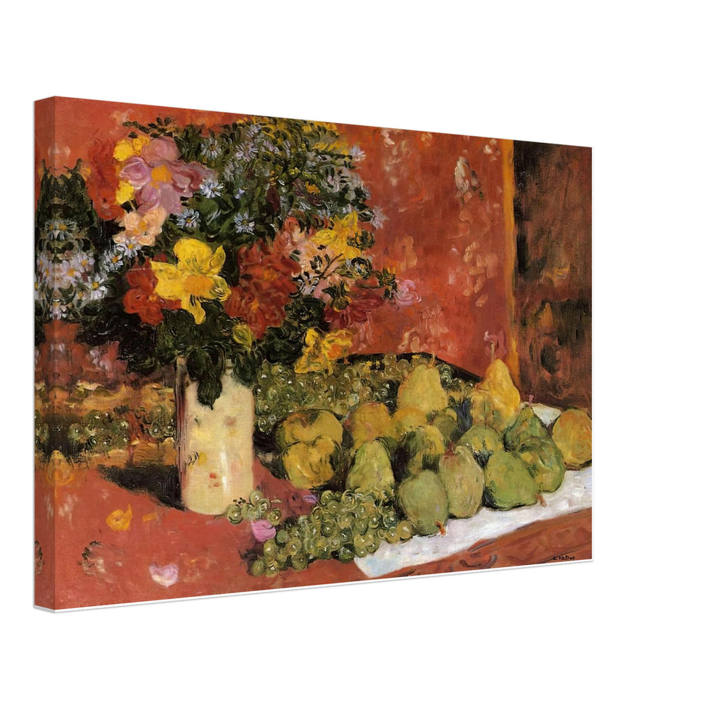 Flowers and Fruit by Louis Valtat, canvas