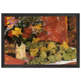 Flowers and Fruit by Louis Valtat, framed poster, view 2