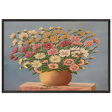 Flowers by Andre Bauchant, framed poster