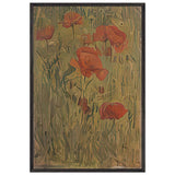 Flowers by Fujishima Takeji, framed poster