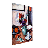 Flowers in a Green Vase by Samuel Peploe, canvas