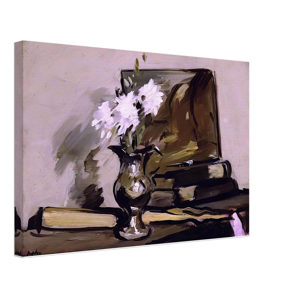 Flowers in a Silver Jug by Samuel Peploe, canvas