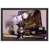 Flowers in a Silver Jug by Samuel Peploe, framed poster, view 2