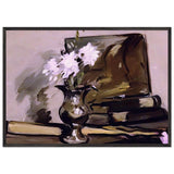 Flowers in a Silver Jug by Samuel Peploe, framed poster, view 3