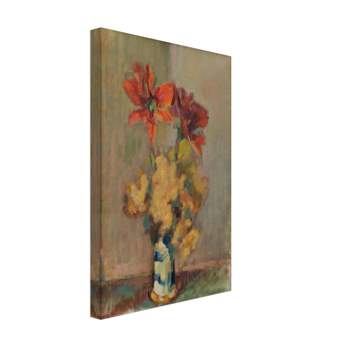 Flowers in a Vase by Magnus Enckell, canvas, view 2
