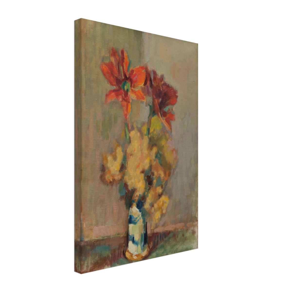 Flowers in a Vase by Magnus Enckell, canvas