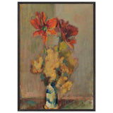 Flowers in a Vase by Magnus Enckell, framed poster, view 3